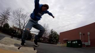 Snazzy Skate Sessions #7: SKATER FALLS ON DOOR!