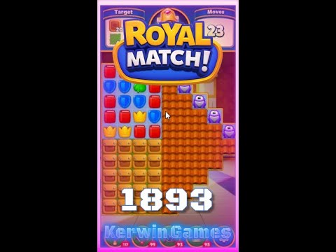 Royal Match Level 1893 - No Boosters Gameplay