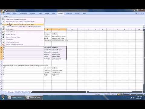Excel MS Access Import, Export & Convert Software