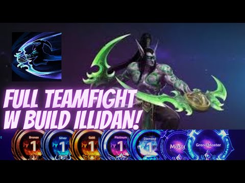 Illidan Metamorphosis - Full W Teamfight Build Illidan! - B2GM Season 5 (Diamond 1)