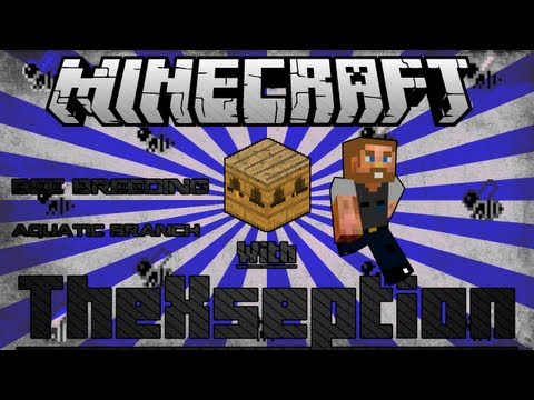 (Mindcrack Pack 1.4.7) Minecraft FTB Bee Breeding Tutorial: Water, River, Ocean, Stained