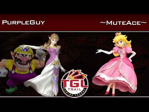 TGL 12 Singles — PurpleGuy (Zelda/Wario) vs ~MuteAce~ (Peach)