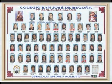 San Jose de Begoña 2º Bachillerato 2008-2009