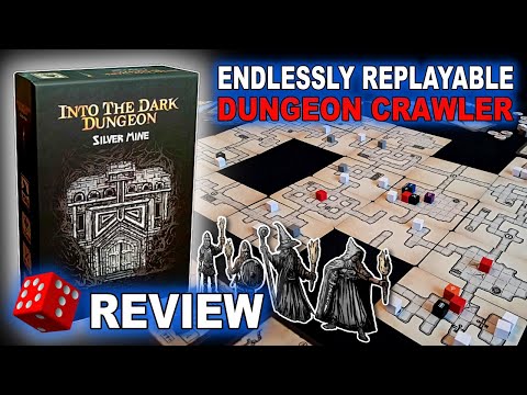 Into The Dark Dungeon: Silver Mine REVIEW | Dungeon Crawler Board Game