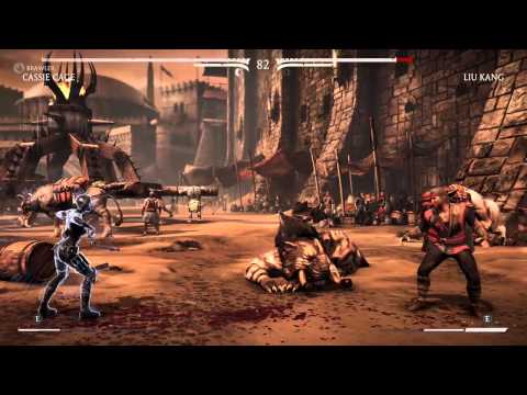 Mortal Kombat X Cassie Cage Blanche Secret Brutality