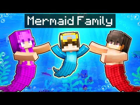 Nico - Adopted By A MERMAID FAMILY In Minecraft!