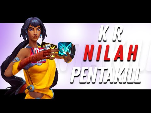 Nilah MID Pentakill vs Yasuo - KR Master Patch 12.14