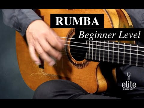 EliteGuitarist.com - Rumba for Beginners Flamenco Guitar Lessons - Jose Tanaka Rumba 1/4