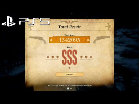 Resident Evil Village (1440p60 | PS5) The Mercenaries | The Castle II | SSS Rank