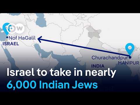Practicing Jews from 'lost' Indian tribe to relocate to Israel's volatile North | DW News