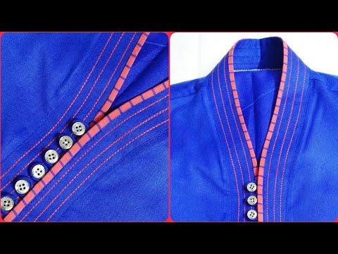 How to make high neck collar Video