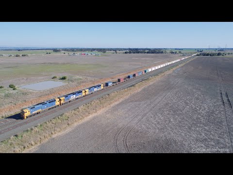 7902V Mildura To Melbourne Container Train G527 BL30 BL26 (6/7/2022) - PoathTV Australian Railways
