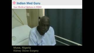 Mr. Musa, Nigeria patient video testimonial India