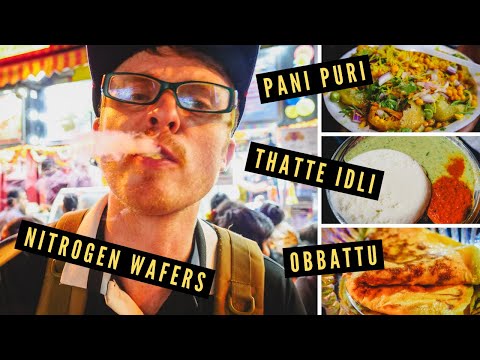 在VV Puram食品街的BANGALORE街頭食品[印度班加羅爾的驚人的印度街頭食品]。 (BANGALORE STREET FOOD at VV Puram Food Street [Amazing INDIAN STREET FOOD in Bengaluru, India])