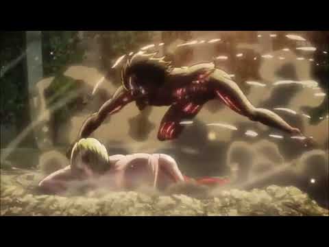 【進撃の巨人】Shingeki no Kyojin HD (EPISODE 24) - Eren Titan Transformation vs Annie Scene (AMV