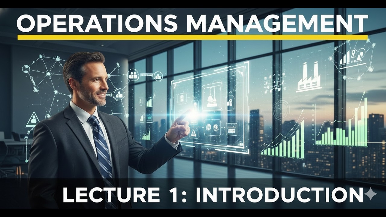 Lecture 1 Introduction to Operations Management | Updated 2026