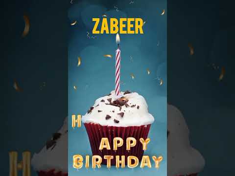 Zabeer Name Happy Birthday to you Video Song Happy Birthday Song with names