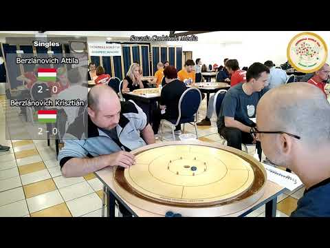 I. Crokinole Worldcup, Singles - Berzlánovich Attila vs Berzlánovich Krisztián