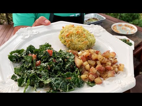 Panko Pesto Mozzarella Chicken on the Big Green Egg