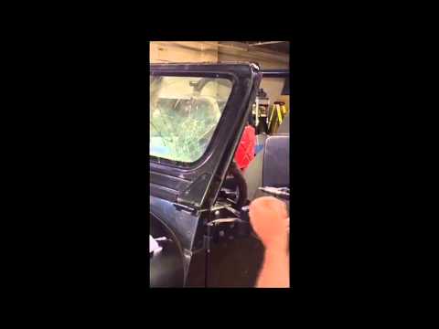 How to remove Jeep windshield hinge bolts