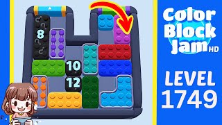 Solution du Niveau 1749 de Color Block Jam
