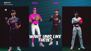 HOW TO MAKE CUSTOM UNIFORMS IN MLB THE SHOW 25 #mlbtheshow #baseball