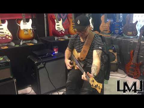 Wojtek Pilichowski Bass solo at Maruszczyk Booth NAMM 2018