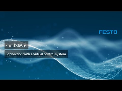 FluidSIM 6 - Connection with a virtual control system (PLC)