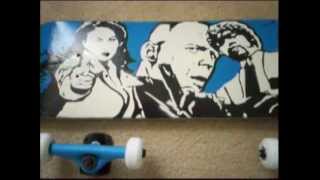preview picture of video 'Jackie Brown/Pulp Fiction Skatedeck'