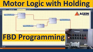 Download the video "Motor Control Logic Programming in FBD (Function Block Diagram) | Start/Stop with Holding Concept."