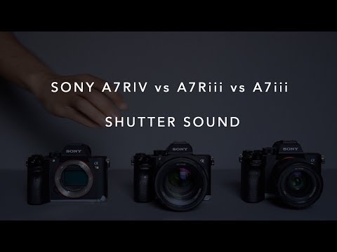 Sony A7riv vs A7riii vs A7iii - shutter sound (A7r4, A7R3, A73)