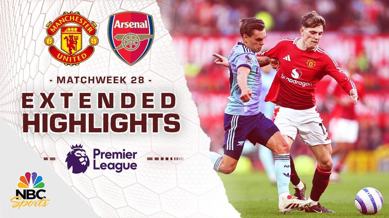 Manchester United v. Arsenal | PREMIER LEAGUE HIGHLIGHTS | 3/9/2025 | NBC Sports