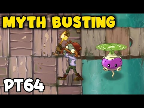 PvZ 2 Myth Busting - Excavator will make the plants float in the water?