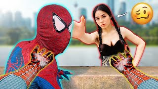 When SPIDER-GIRL goes crazy (Spider-man Parkour POV in Real Life by HOMIC)