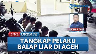 Bikin Resah! Polres Aceh Barat Amankan Remaja Balap Liar, Sejumlah Motor Tanpa Dokumen Disita