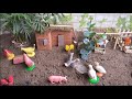 Diy How To Make Wooden Village House Cow Shed House Of Animals Mini Farm Mini Village