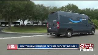 Amazon Prime members get free grocery delivery