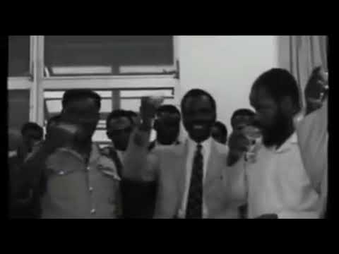 YAKUBU GOWON AND OJUKWU IN ABURI, GHANA.