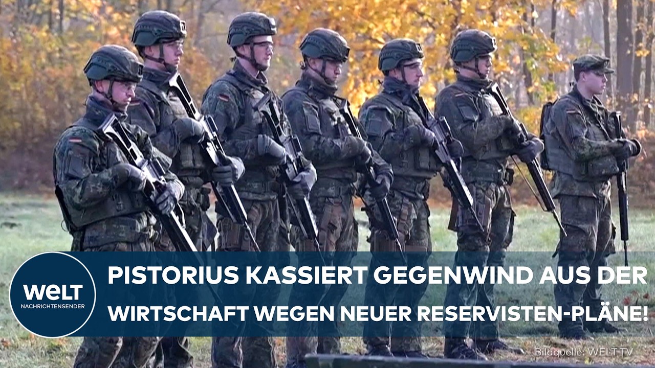 DEUTSCHLAND: Streit um Reservistenpflicht eskaliert! Arbeitgeber laufen Sturm gegen Pistorius-Pläne!