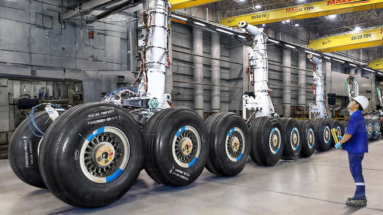 Inside Billion $ Mega Factory Producing Massive Landing Gears for Airplanes
