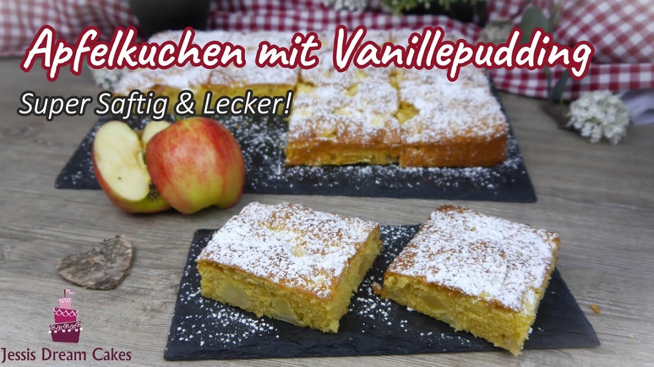 Saftiger Vanille-Apfelkuchen - Einfache Rezepte