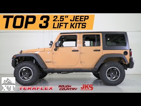 The 3 Best Jeep Wrangler 2.5" Lift Kits For 2007-2017 JK Unlimited Rubicon Sahara Sport