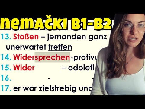 NEMAČKI - 200 REČI  B1-B2 VOKABULAR - TEST -PROVERITE KOLIKO NJIH ZNATE