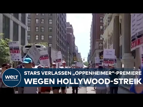 STREIK IN HOLLYWOOD: Schauspielerinnen und Schauspieler legen ihre Arbeit nieder