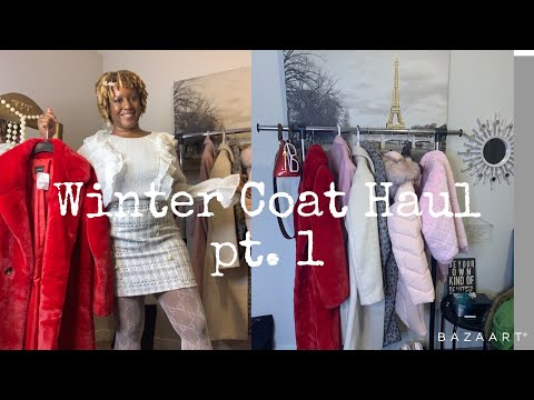 Winter Coat Try On Haul Pt 1 | Faux Furs, Puffers, Thrifted Finds and More!!!