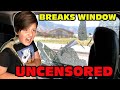 Kid Breaks Mom S Car Window With Hammer UNCENSORED VIDEO