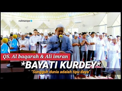 Imam Sholat Merdu, Imam Jum'at Bayati Kurdey, (Al baqarah//Ali imran)  || Ust. Ivan Aulia