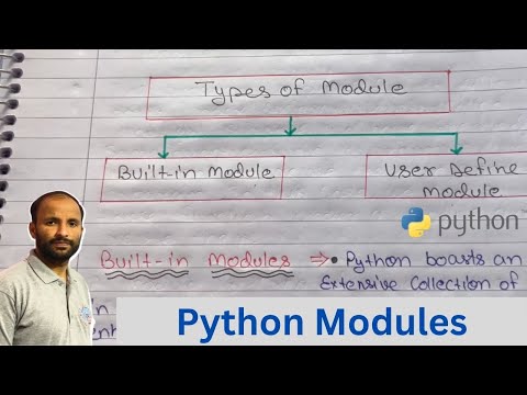 Python Modules Types Build In User Define Module Python Programming In Hindi