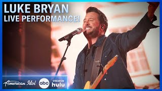 Luke Bryan Sings &quot;Small Town&quot; by John Mellencamp on American Idol 2024!
