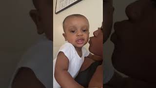 Download lagu BABY LOVES GIVING MOM OPEN MOUTH KISSES LOL #kiss #baby mp3